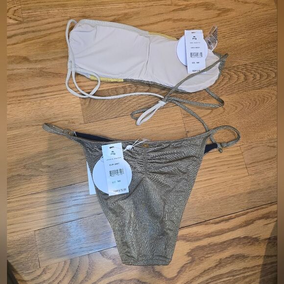 PQ Swim Luna Wave Bikini Set Sz S - Picture 2 of 6